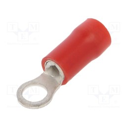 100 pcs : BM90113 - Tip: ring, M3,5, Ø: 3.7mm, 0.25÷1.5mm2, crimped, for cable, tinned