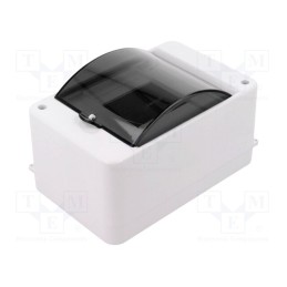 10 pcs : C.2027 - Enclosure: for modular components, IP30, wall mount, white, ABS