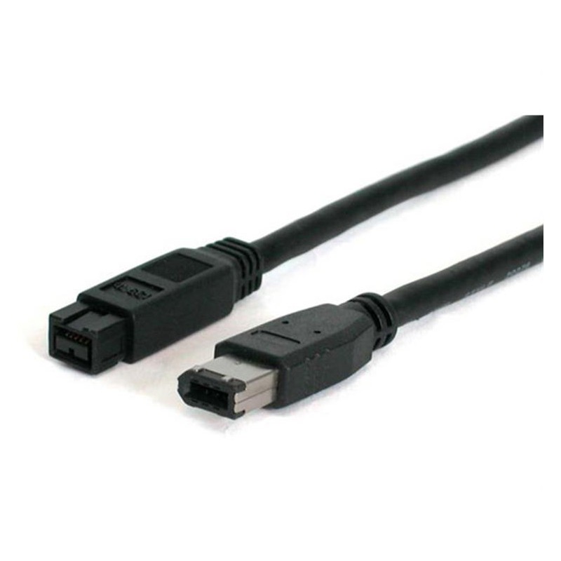 1 pcs - StarTech.com Male Firewire to Male Firewire Cable, Black, 1.8m