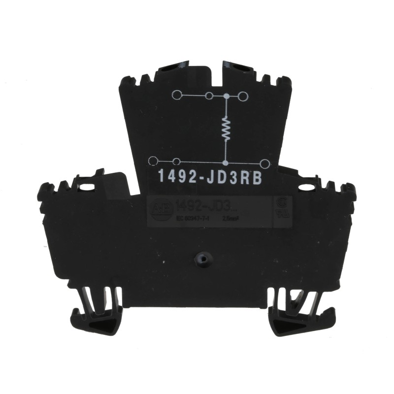 1 pcs - Rockwell Automation 1492 Series Screw Terminal, 4-Way, 10A, 30 - 12 AWG Wire, Screw Cage Termination