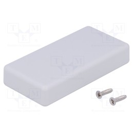 10 pcs : 1551LGY - Enclosure: multipurpose, X: 40mm, Y: 80mm, Z: 15mm, 1551, ABS, grey