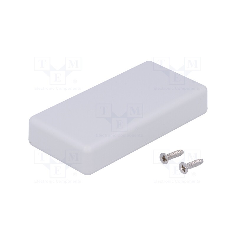 10 pcs : 1551LGY - Enclosure: multipurpose, X: 40mm, Y: 80mm, Z: 15mm, 1551, ABS, grey
