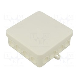 10 pcs : A 14 HF RW - Enclosure: junction box, X: 100mm, Y: 100mm, Z: 40mm, polyetylene