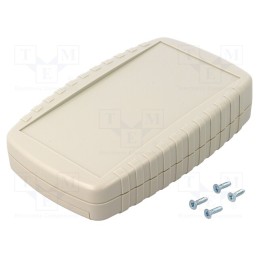 10 pcs : G500G(BC) -AS - Enclosure: multipurpose, X: 90mm, Y: 145mm, Z: 32mm, ABS, grey