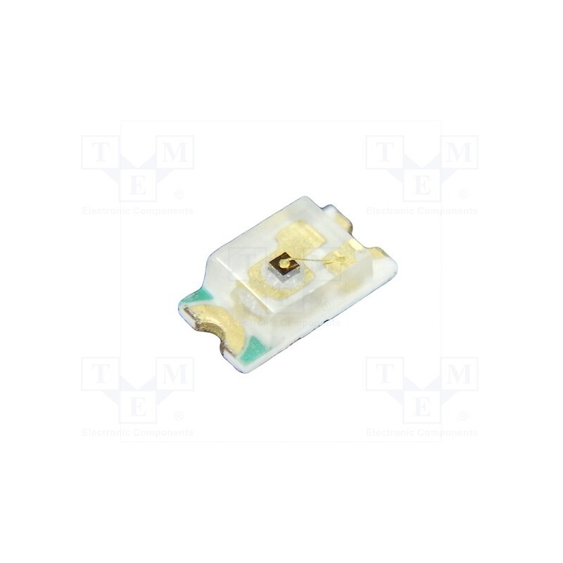 10 pcs : QBLP601-Y - LED, SMD, 0603, yellow, 80÷200mcd, 1.6x0.8x0.6mm, 140°, 1.6÷2.5V