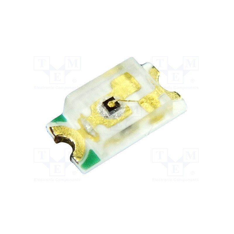 10 pcs : QBLP601-O - LED, SMD, 0603, orange, 80÷250mcd, 1.6x0.8x0.6mm, 140°, 1.6÷2.5V
