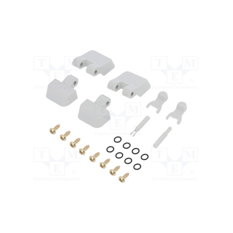 10 set : ZHINGE10 ABS - Set of hinges, ABS, for enclosures, ZP240190105, light grey