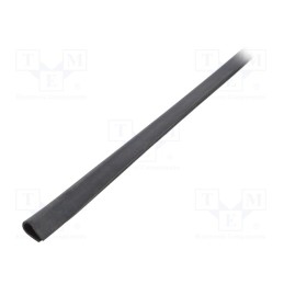10 m : UT-5.4 - Hole and edge shield, EPDM, L: 10m, black, H: 11.5mm, W: 6mm