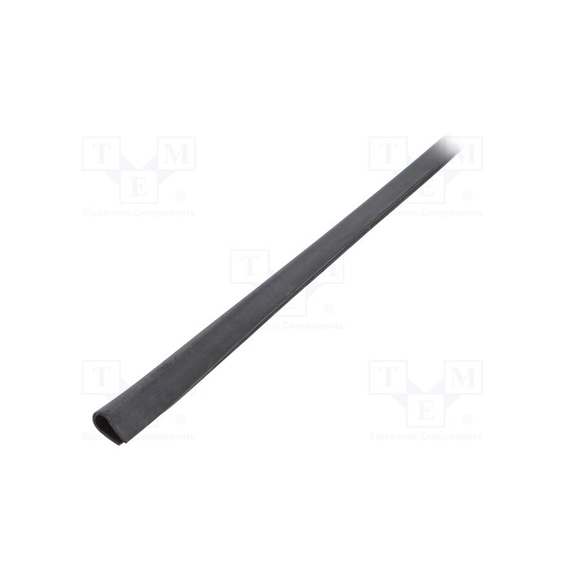 10 m : UT-5.4 - Hole and edge shield, EPDM, L: 10m, black, H: 11.5mm, W: 6mm