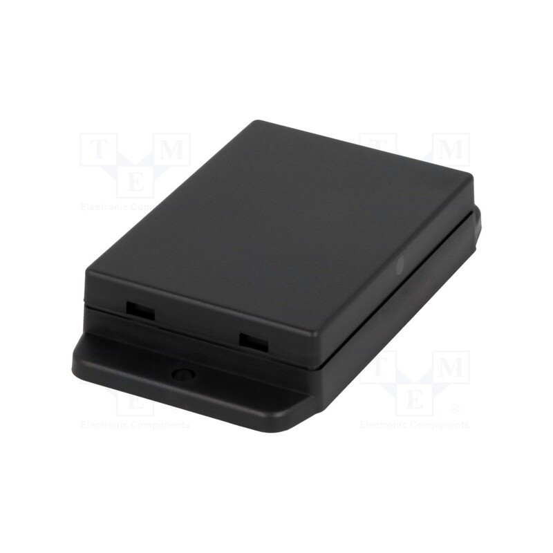 10 pcs : NUB705017BK - Enclosure: multipurpose, X: 50.4mm, Y: 70mm, Z: 17mm, ABS, black