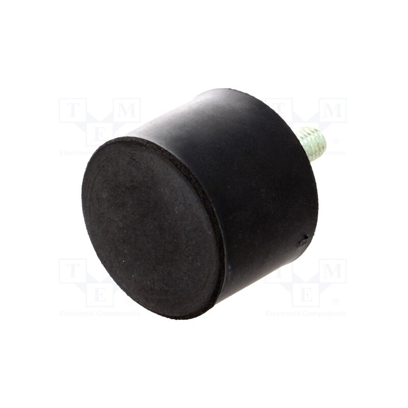 10 pcs : DVA.4-40-30-M8-23-70 - Vibroisolation foot, Ø: 40mm, H: 30mm, Shore hardness: 70±5, 1008N