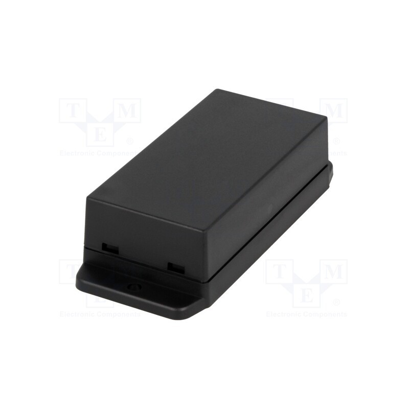 10 pcs : NUB904527BK - Enclosure: multipurpose, X: 45.6mm, Y: 90mm, Z: 27.5mm, ABS, black