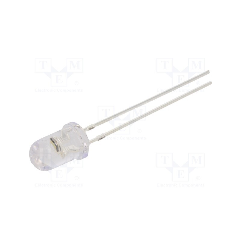 10 pcs : OSG5DR5A31A-1.0HZ - LED, 5mm, green, blinking, 7000÷8400mcd, 30°, 3÷5V, 20mA, 1Hz