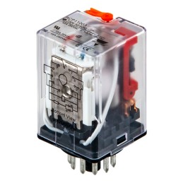 1 pcs - Carlo Gavazzi Plug In Power Relay, 115 - 120V ac Coil, 10A Switching Current, 3PDT