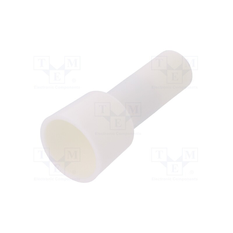 50 pcs : CE 5-V0 - Quick splice, crimped, Variant: end connector, L: 28mm, UL94V-0