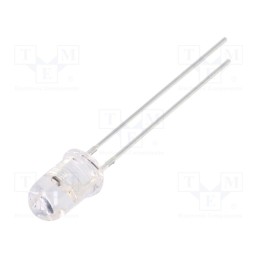 10 pcs : OSY5MP5A31A-6.8HZ - LED, 5mm, yellow, blinking, 5800÷6500mcd, 30°, 3÷5V, 20mA, 6.8Hz