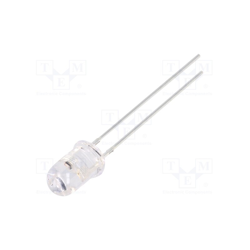 10 pcs : OSY5MP5A31A-6.8HZ - LED, 5mm, yellow, blinking, 5800÷6500mcd, 30°, 3÷5V, 20mA, 6.8Hz