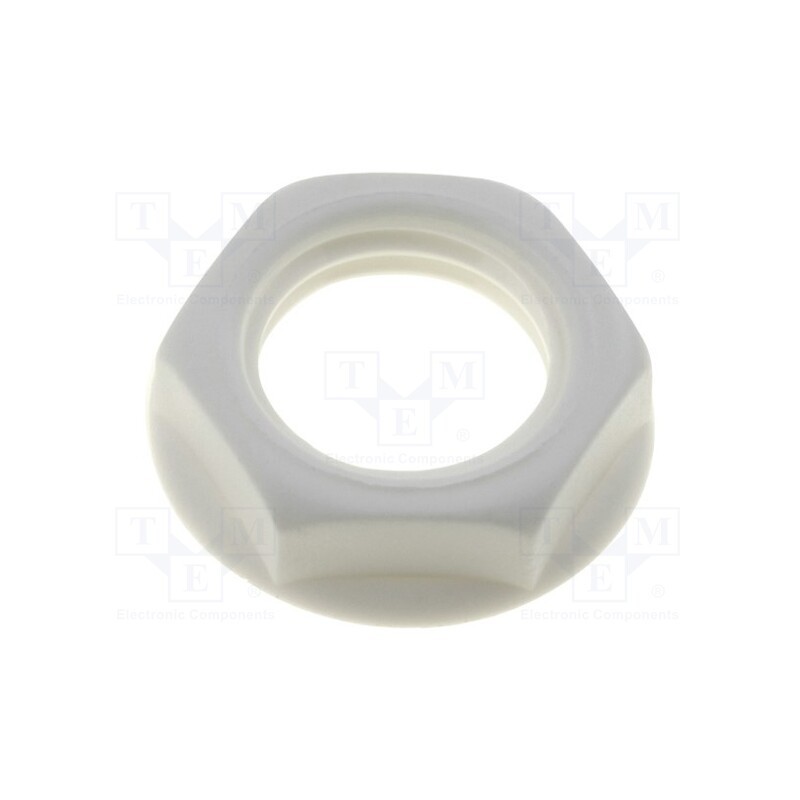50 pcs : CL1409 - Nut, white, S2