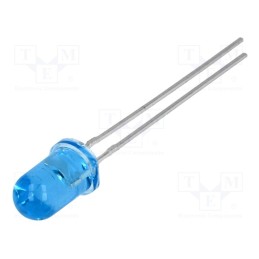10 pcs : LL-503HIRT2E-1CC - IR transmitter, 5mm, 880nm, blue,transparent, 20°, THT, 160mW, 20mA