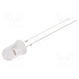 10 pcs : OS5OGR5A31A-1.0HZ - LED, 5mm, orange, blinking, 12000÷14400mcd, 30°, 3÷5V, 20mA, 1Hz