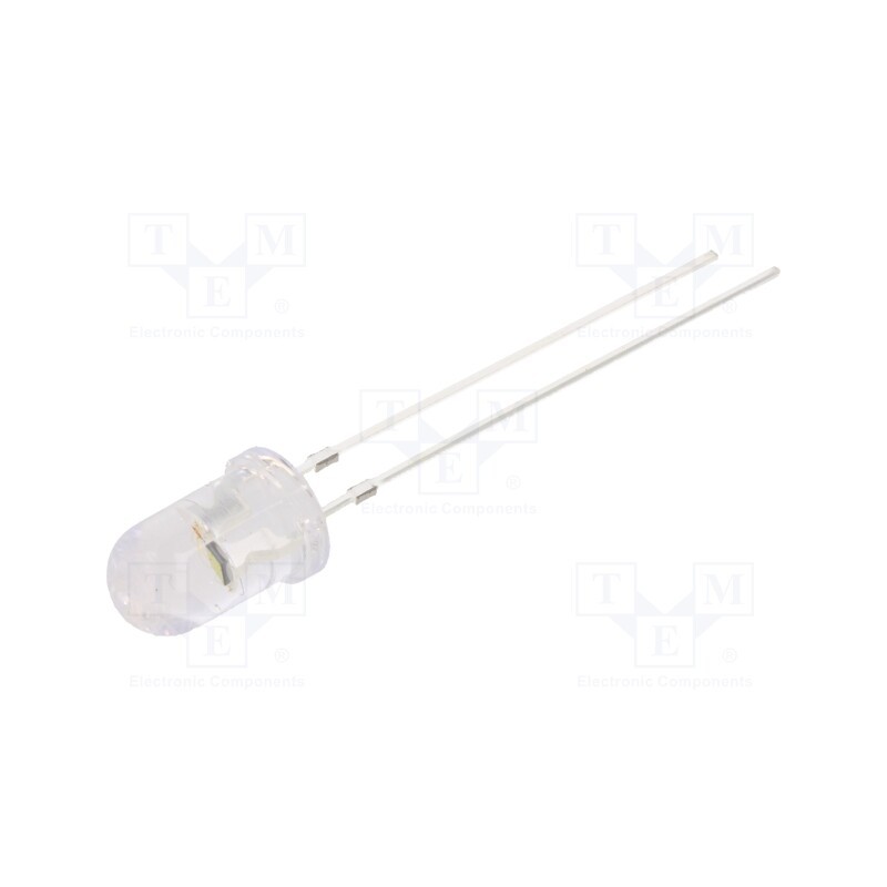 10 pcs : OS5OGR5A31A-1.0HZ - LED, 5mm, orange, blinking, 12000÷14400mcd, 30°, 3÷5V, 20mA, 1Hz