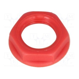 50 pcs : CL1416 - Nut, red, S2