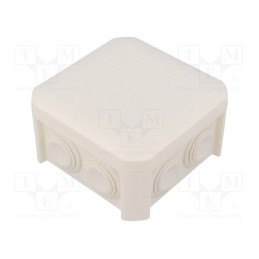 10 pcs : T 40 RW - Enclosure: junction box, X: 90mm, Y: 90mm, Z: 52mm, polypropylene PP