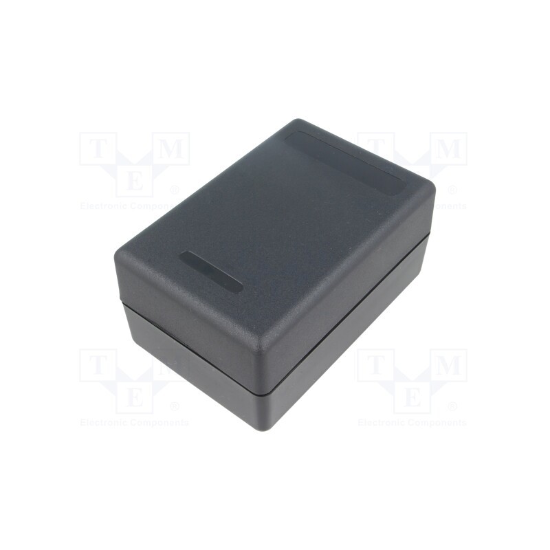 10 pcs : KM-59/BK - Enclosure: multipurpose, X: 75mm, Y: 113mm, Z: 47mm, ABS, black