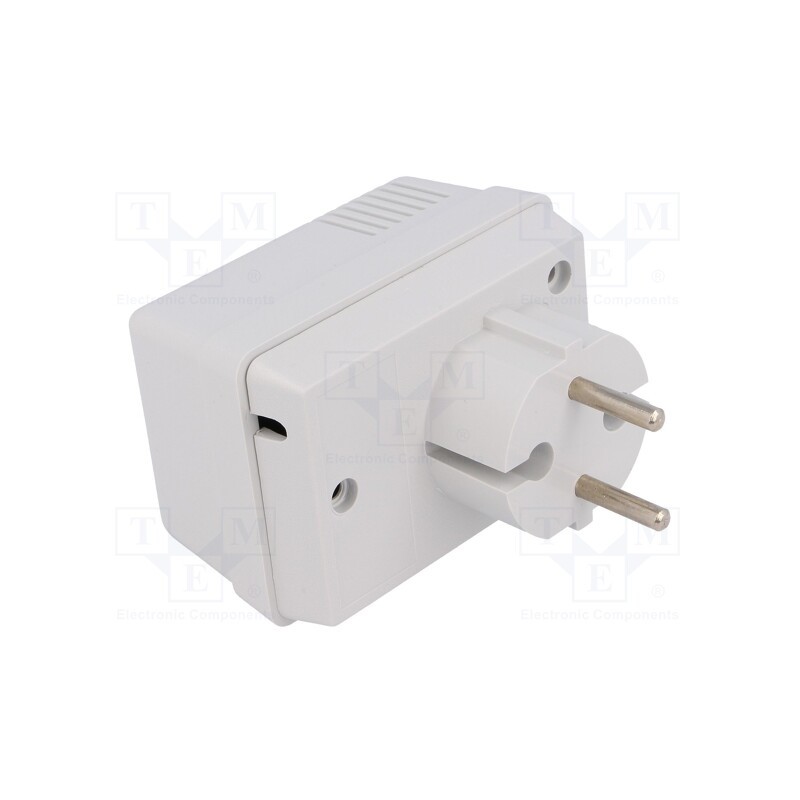 10 pcs : KM-47 GY - Enclosure: for power supplies, X: 52mm, Y: 73mm, Z: 46mm, ABS, grey