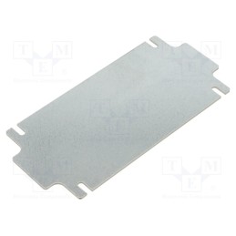 10 pcs : ZMB160.80 - Mounting plate, steel, W: 70.15mm, L: 150.15mm, Thk: 1.5mm