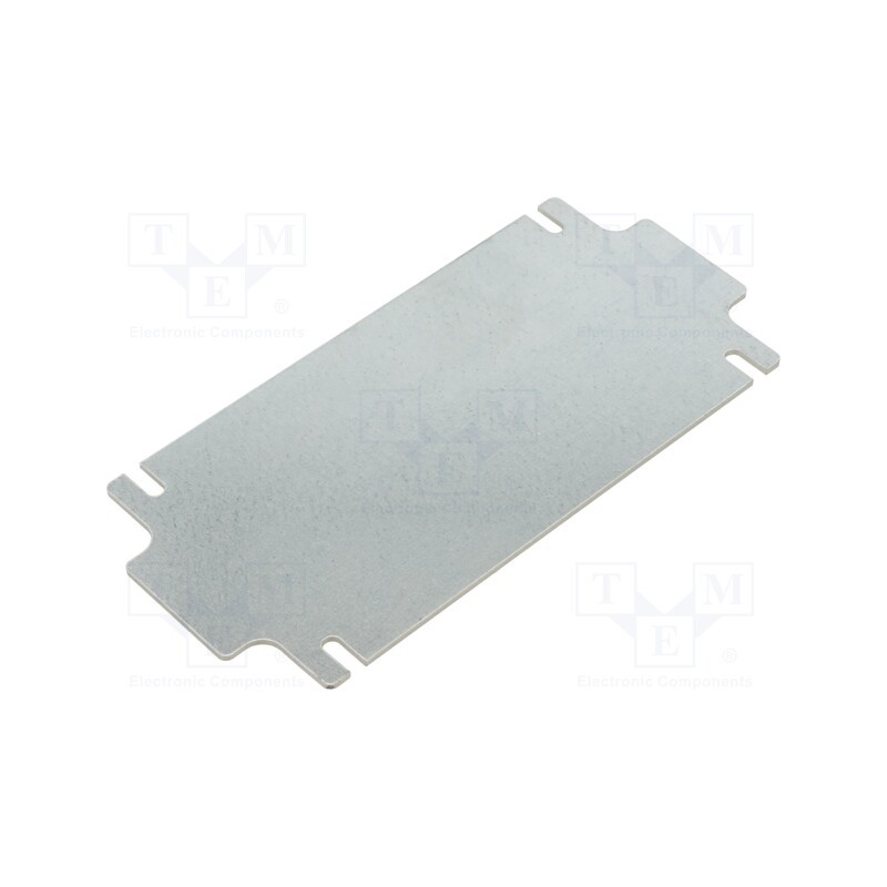 10 pcs : ZMB160.80 - Mounting plate, steel, W: 70.15mm, L: 150.15mm, Thk: 1.5mm