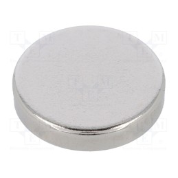 10 pcs : GN 55.2-ND-15-3 - Magnet: permanent, neodymium, H: 3mm, 28N, Ø: 15mm