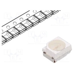 10 pcs : OSB5SAS1C1A-KL - LED, SMD, 3528,PLCC2, blue, 750÷1560mcd, 3.5x2.8x1.9mm, 120°, 20mA