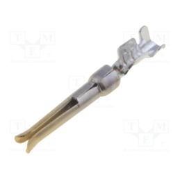 50 pcs : DCS-02-R - Contact, female, phosphor bronze, gold flash, 22AWG÷20AWG, 5A