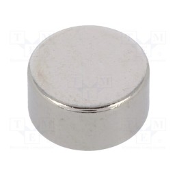10 pcs : GN 55.2-ND-6-3 - Magnet: permanent, neodymium, H: 3mm, 7.5N, Ø: 6mm