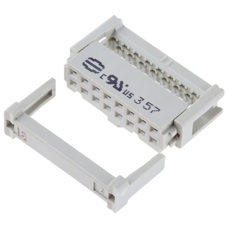 250 pcs - Harting 16-Way IDC Connector Socket for Cable Mount, 2-Row