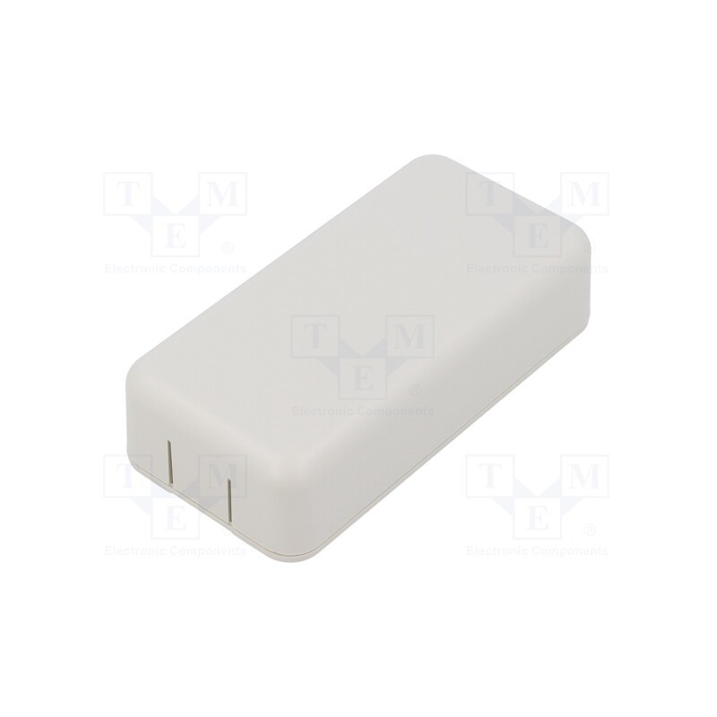 10 pcs : 1551SNAP2GY - Enclosure: multipurpose, X: 40mm, Y: 80mm, Z: 20mm, ABS, grey