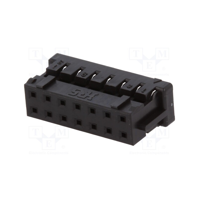 50 pcs : DF11-14DS-2C - Plug, wire-wire/PCB, female, DF11, 2mm, PIN: 14, w/o contacts