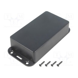 10 pcs : KM-122 BK - Enclosure: multipurpose, X: 63mm, Y: 138mm, Z: 30mm, ABS, black