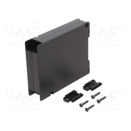 10 pcs : KM-324BK - Enclosure: for DIN rail mounting, Y: 80mm, X: 17.7mm, Z: 103mm, ABS