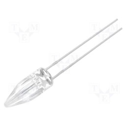 10 pcs : OS2MDK58A1B - LED, 5mm, white warm, candle light effect,blinking, 500÷750mcd