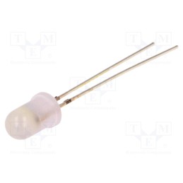 10 pcs : OSRWDS5A32A - LED, 5mm, red/white, bicolour,blinking, 30°, 3÷4.5V, 20mA