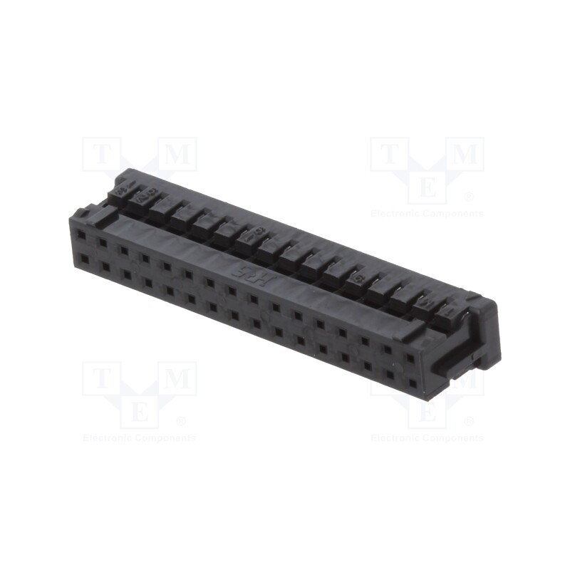 50 pcs : DF11-32DS-2C - Plug, wire-wire/PCB, female, DF11, 2mm, PIN: 32, w/o contacts