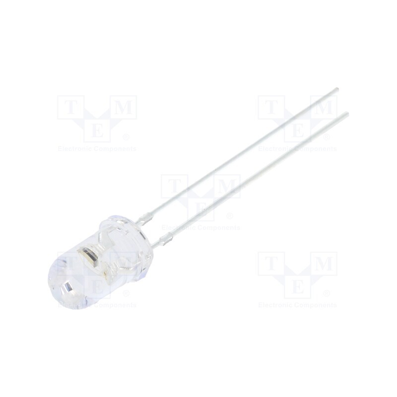 10 pcs : OSY5MR5A31A-1.0HZ - LED, 5mm, yellow, blinking, 5800÷6500mcd, 30°, 3÷5V, 20mA, 1Hz