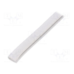 10 m : UT-4.3.02 - Hole and edge shield, PVC, L: 10m, white, H: 9.5mm, W: 6.5mm