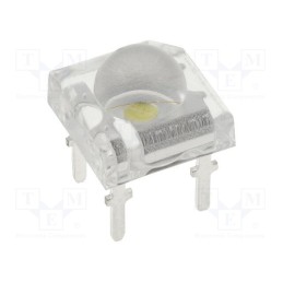 10 pcs : OSPW71B1P - LED Super Flux, 7.62x7.62mm, white cold, 4200÷5000mcd, 120°, 30mA