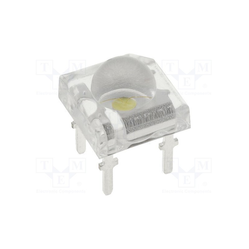 10 pcs : OSPW71B1P - LED Super Flux, 7.62x7.62mm, white cold, 4200÷5000mcd, 120°, 30mA