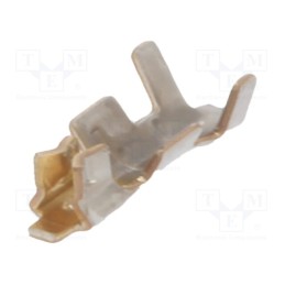 50 pcs : DF13-2630SCFA - Contact, female, gold-plated, 30AWG÷26AWG, DF13, cut from reel