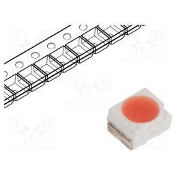 10 pcs : OSK5DAS1C1A-JK - LED, SMD, 3528,PLCC2, pink, 750mcd, 3.5x2.8x1.9mm, 120°, 2.9÷3.6V