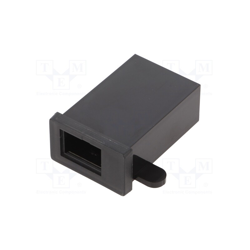 10 pcs : KM-58BOTRS/BK - Enclosure: specialist, X: 34.6mm, Y: 54.2mm, Z: 20.5mm, ABS, black